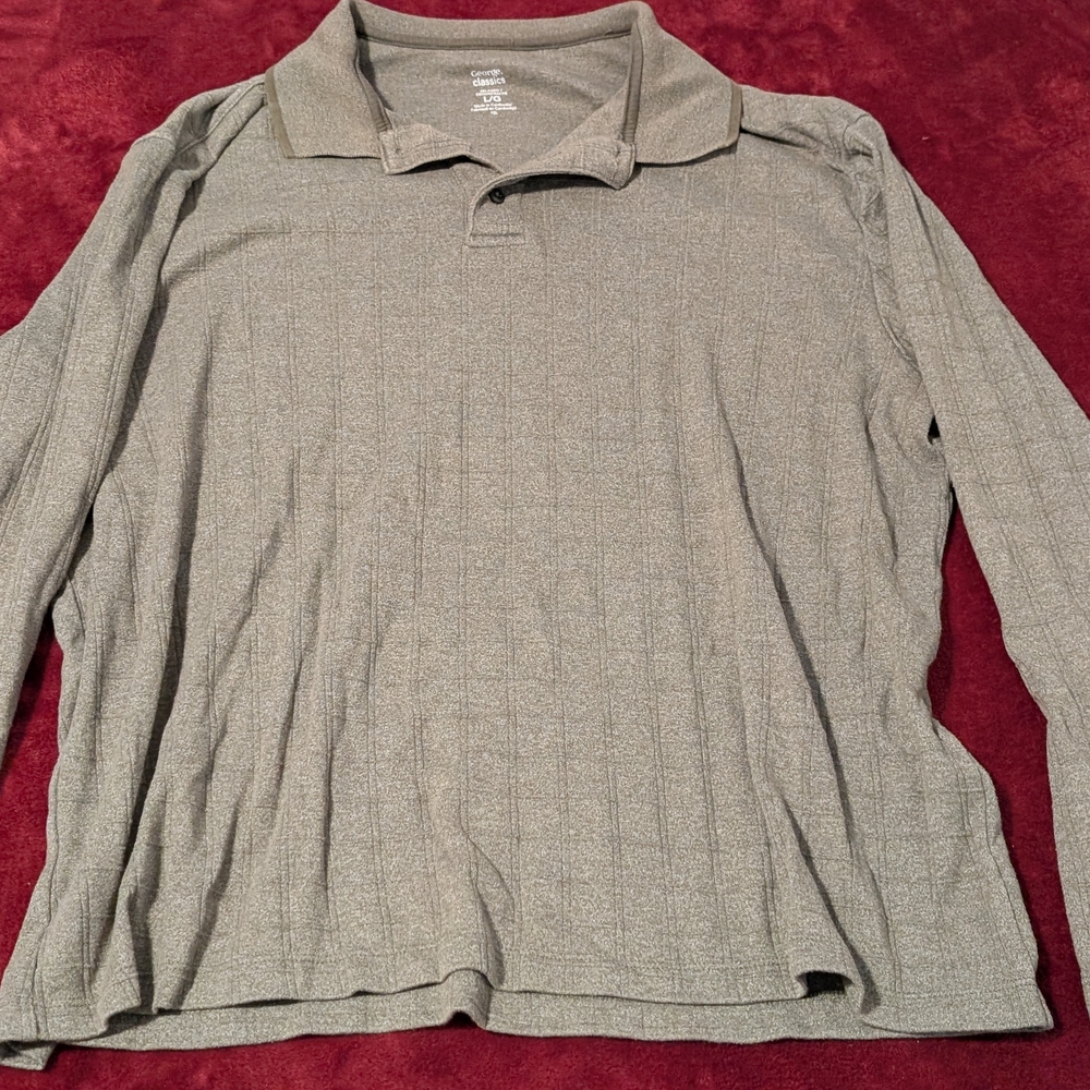 George Men's Gray Polo Shirt